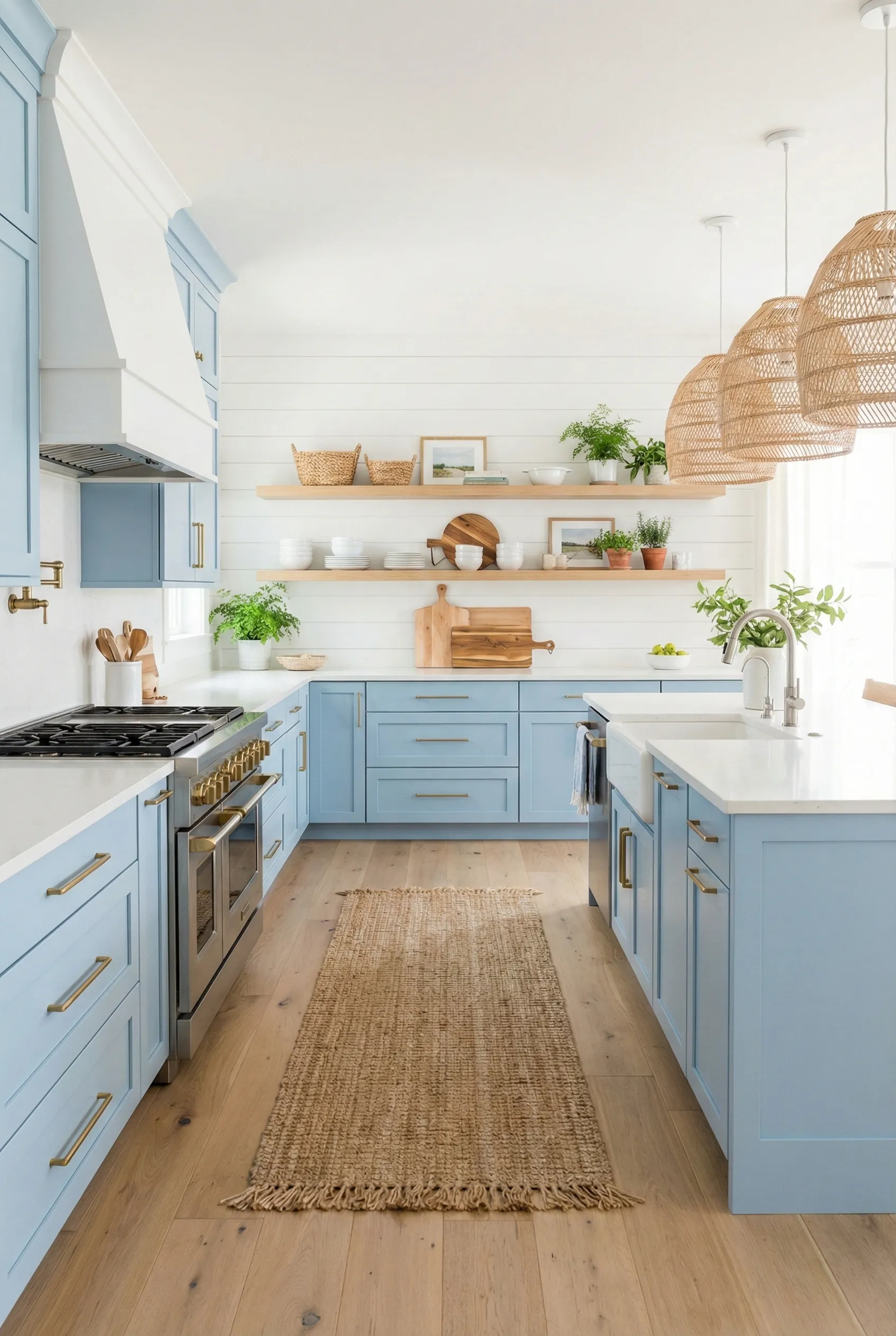 29+ Coastal Boho Kitchen Inspirations for a Beachy Vibe - BambRise