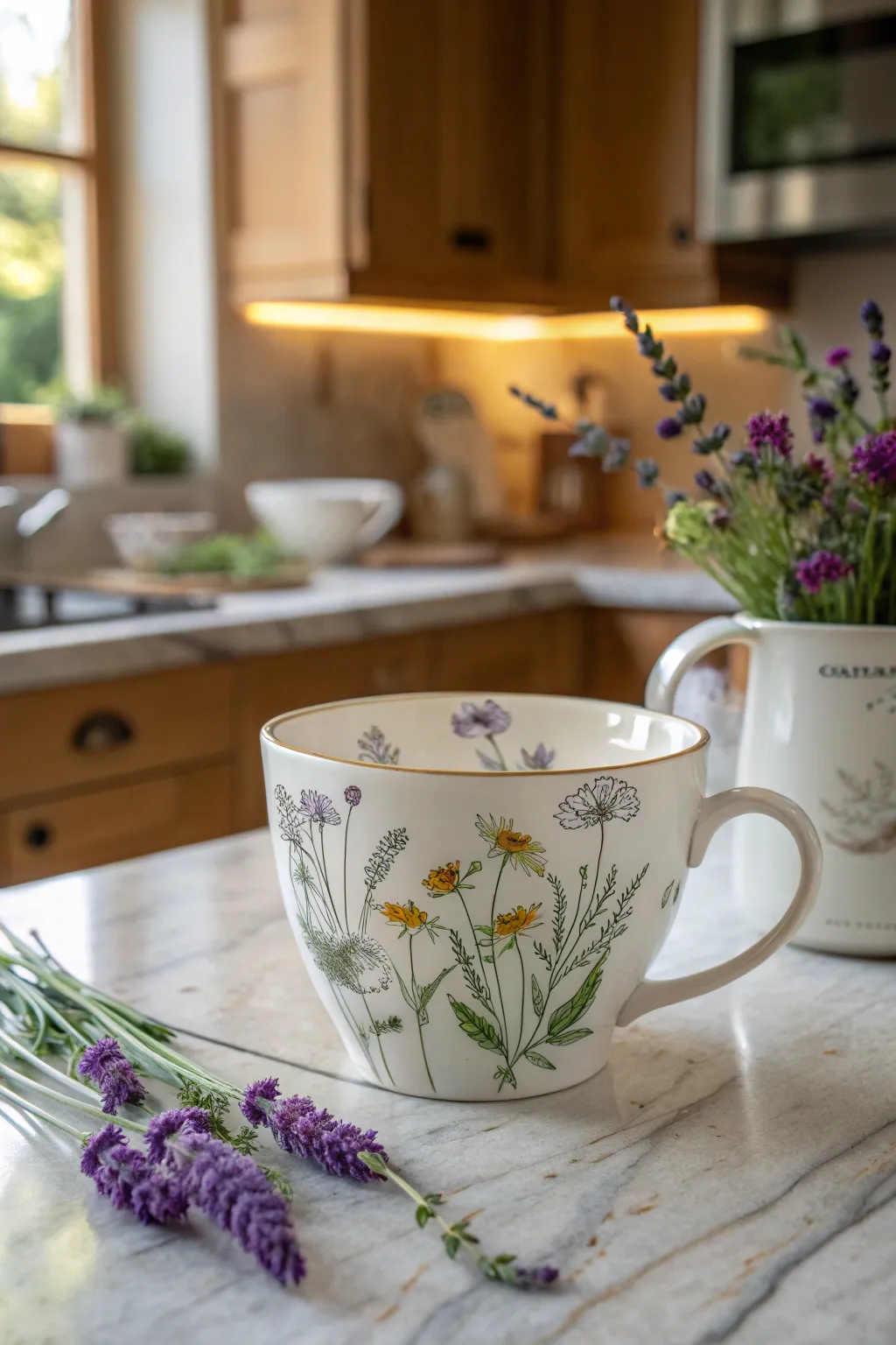 21 Unique Tea Cups and Creative Painting Styles for Your Kitchen - BambRise