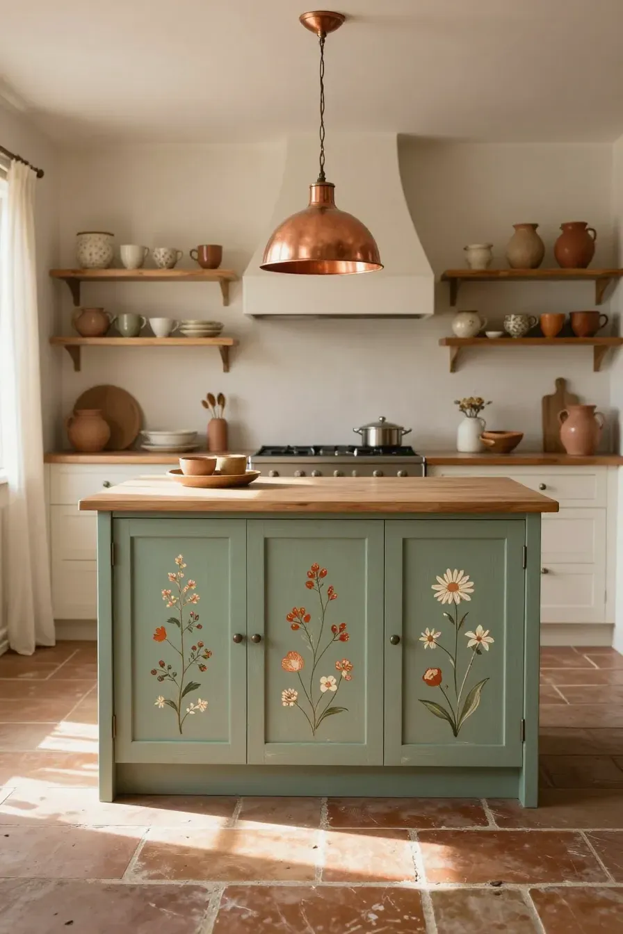 25 Specific Boho Kitchen Cabinets and Design Elements for a Warm Space ...
