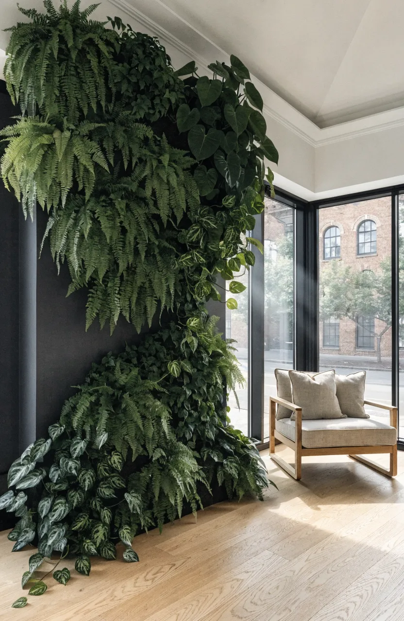 17 Ways to Build a DIY Living Wall Indoor for Any Room - BambRise