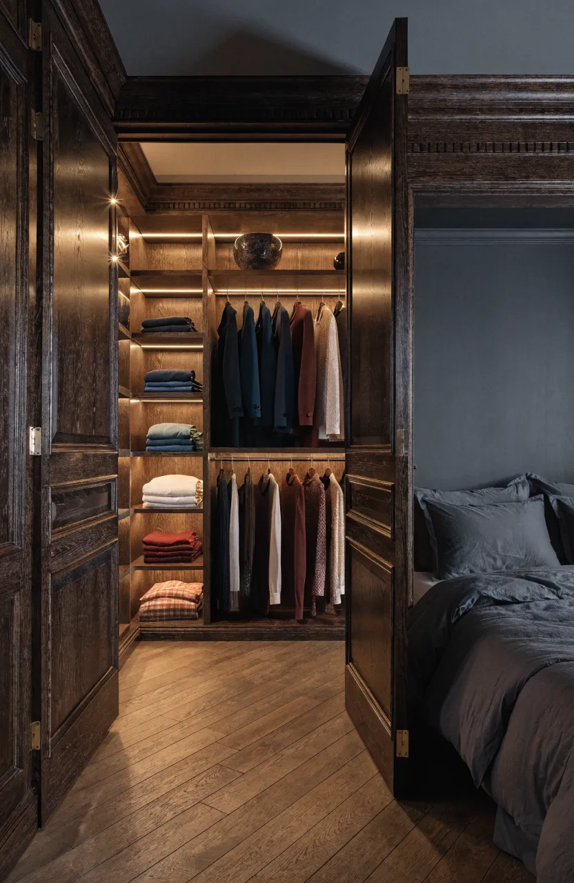 39 Practical Wall Closet Designs and Layouts for Your Bedroom - BambRise