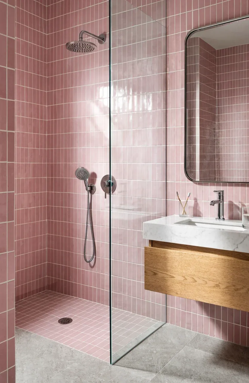 19 Blush Pink Bathroom Design Ideas for a Relaxing Space - BambRise