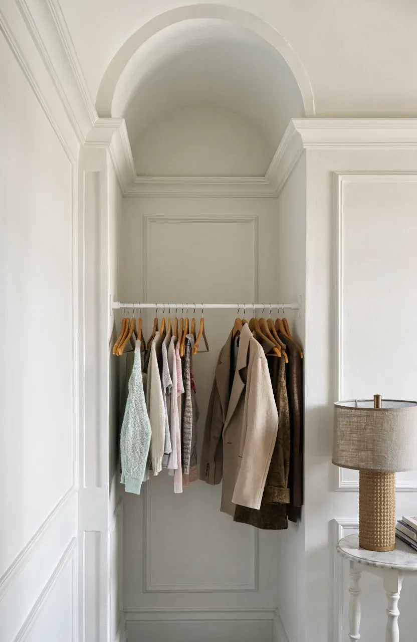17 Smart Clothes Storage Ideas for Small Spaces and Rooms With No ...