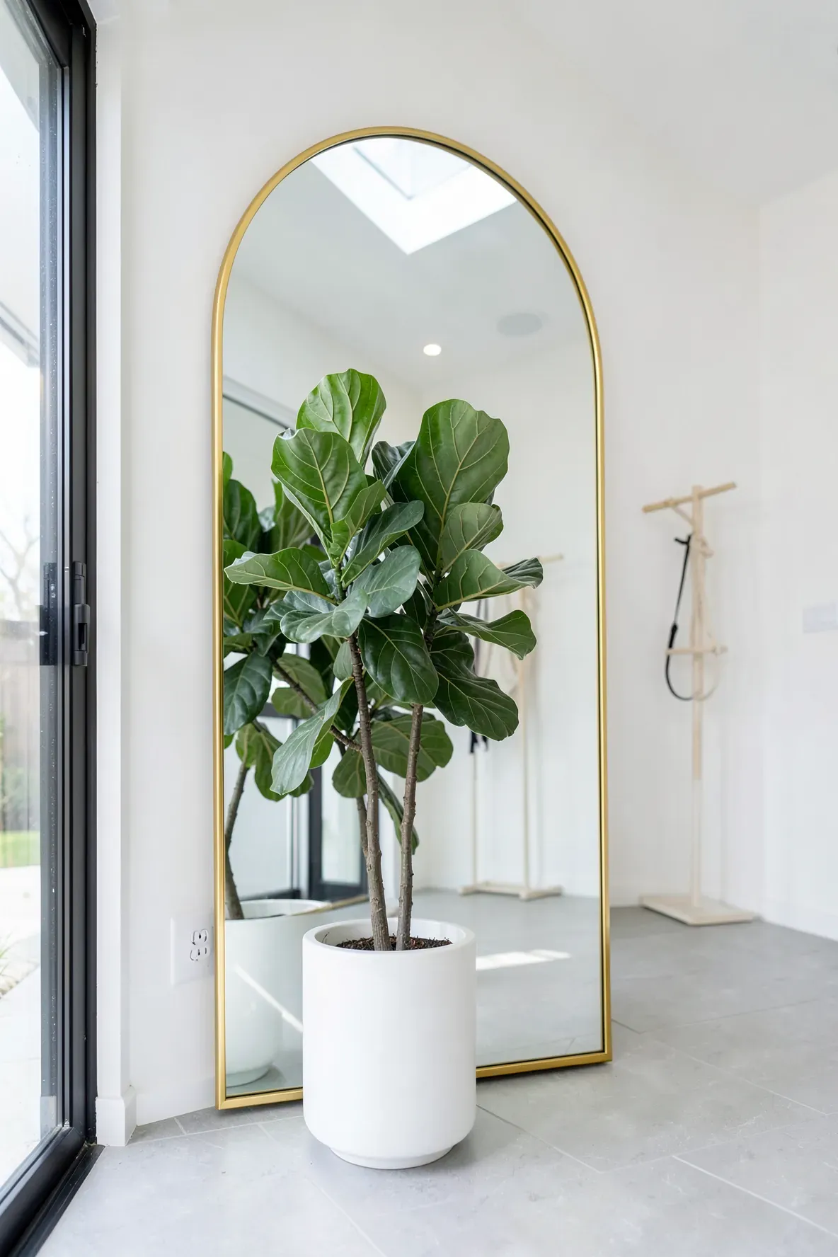 21 Ways to Style a Gold Arch Mirror in Your Home - BambRise