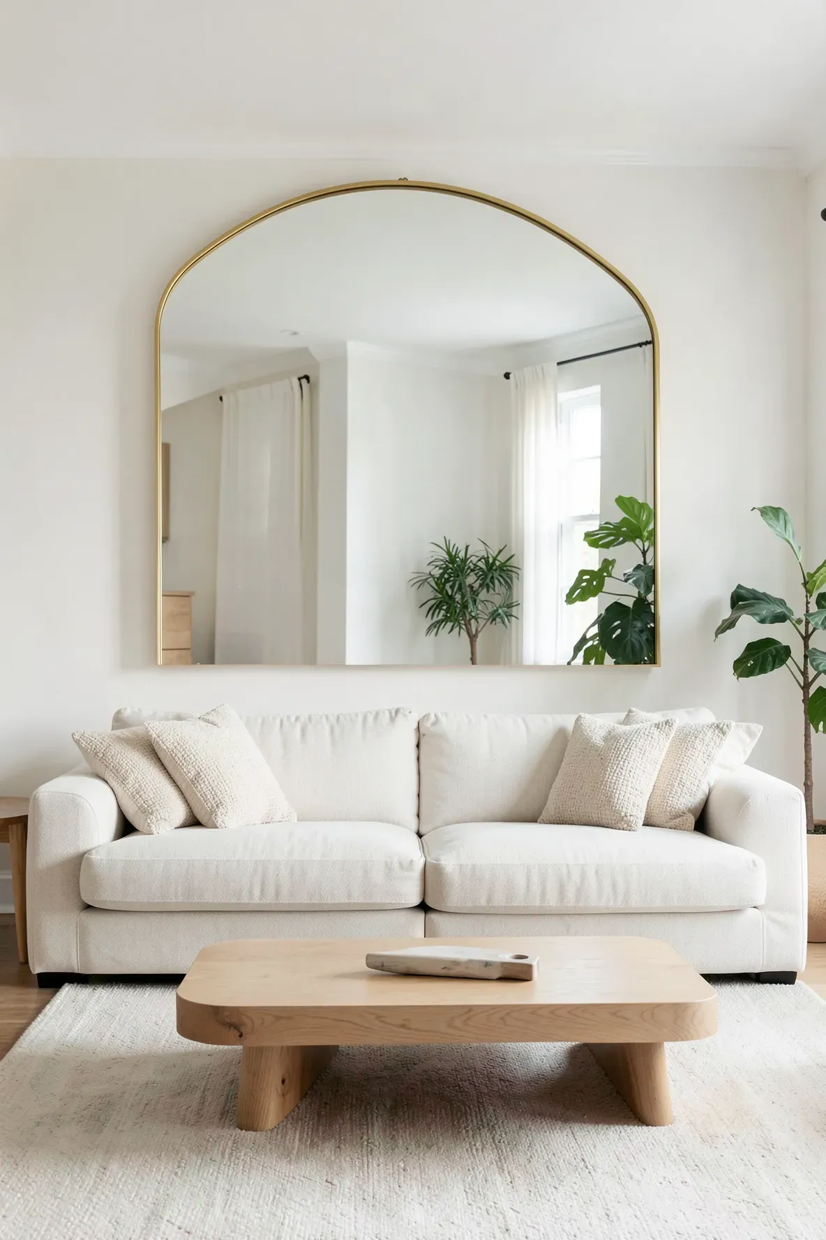 21 Ways to Style a Gold Arch Mirror in Your Home - BambRise