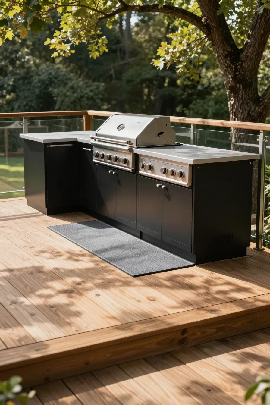 Designing Functional Small Covered Back Porches and Outdoor Kitchens ...