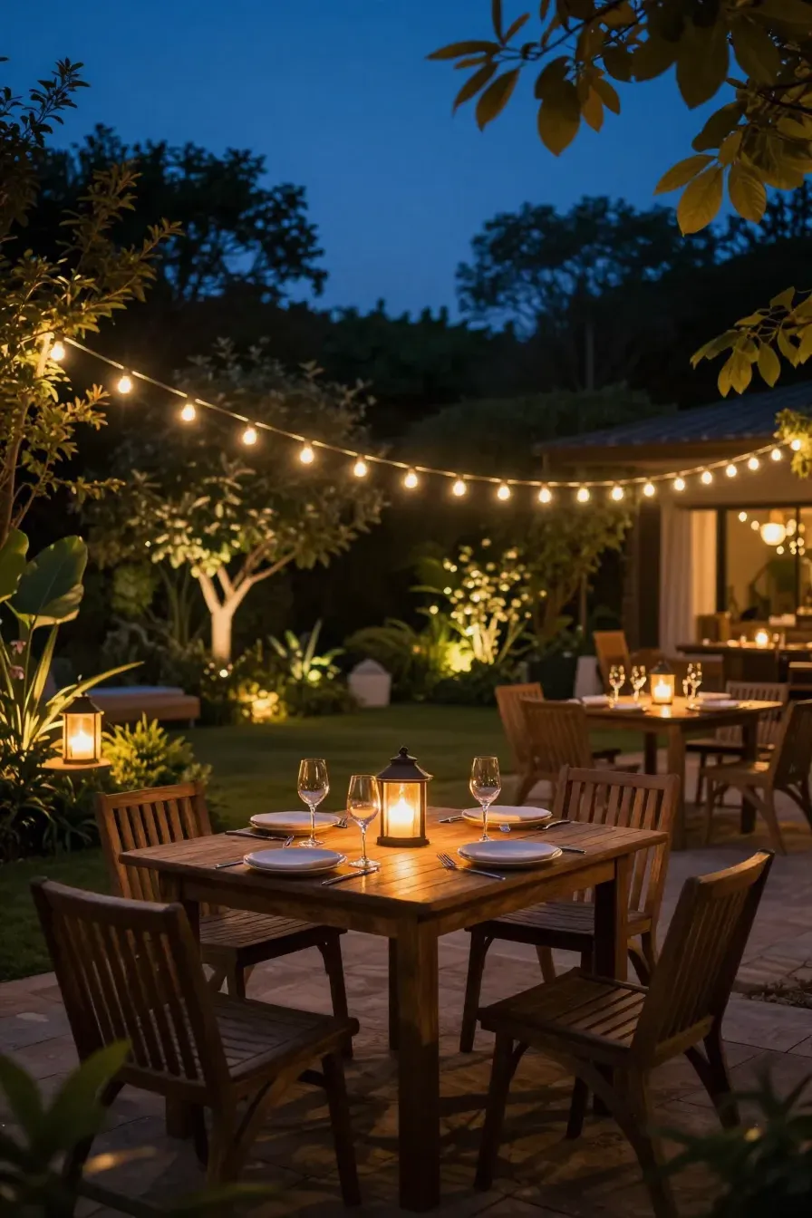 Creating a Comfortable and Functional Modern Garden Dining Area - BambRise