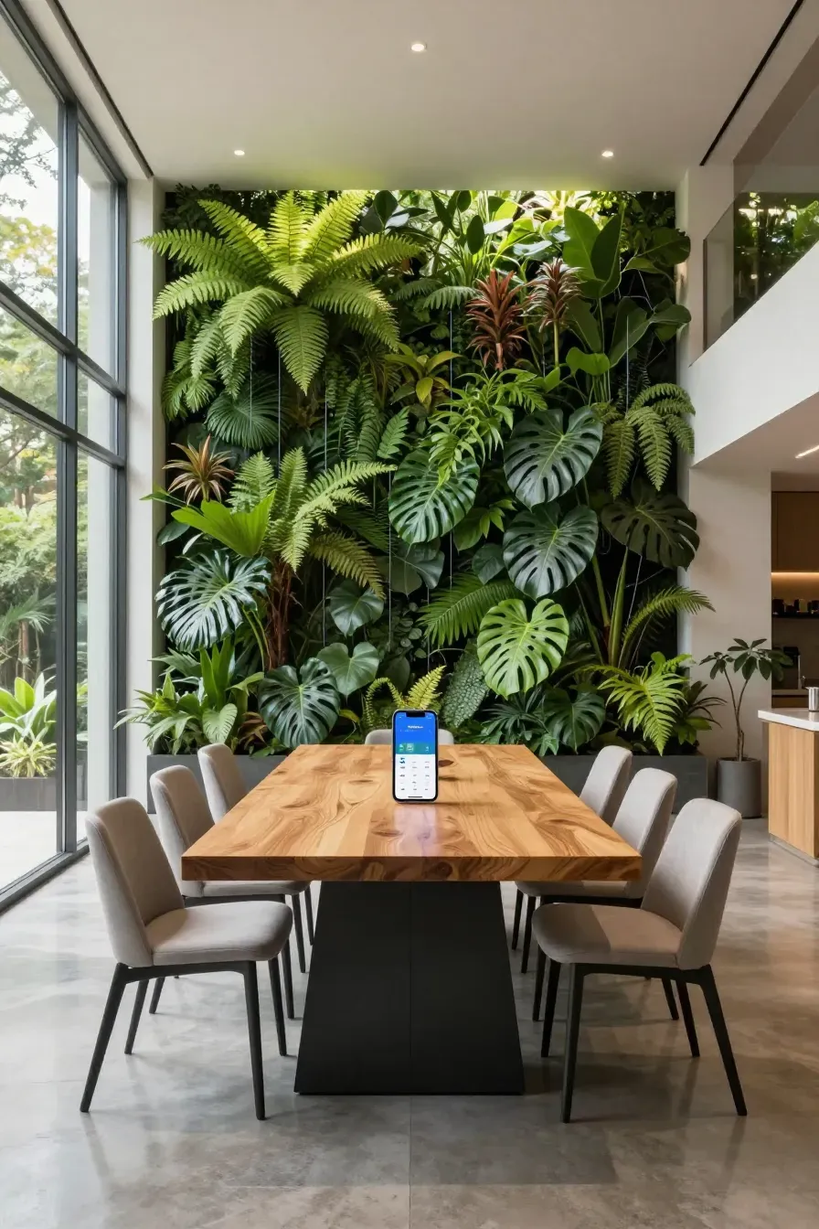 Bringing the Outdoors In with a Garden Dining Area - BambRise