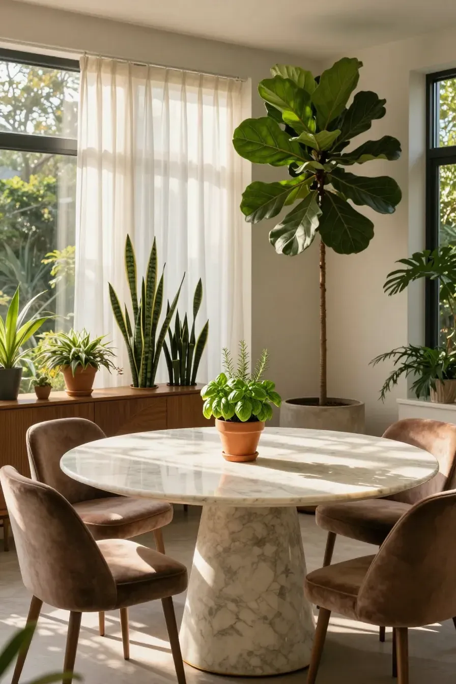 Bringing the Outdoors In with a Garden Dining Area - BambRise