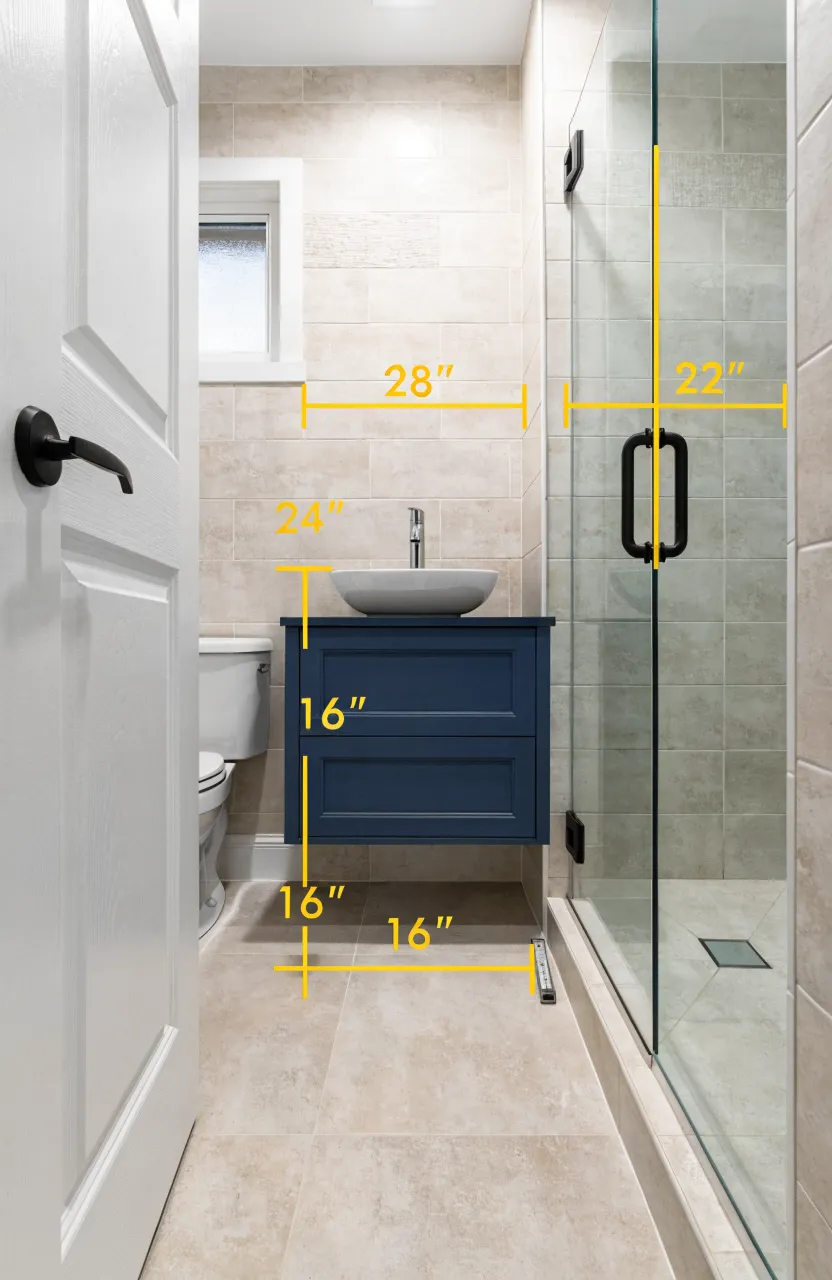 Choosing and Installing a Small Floating Bathroom Vanity - BambRise