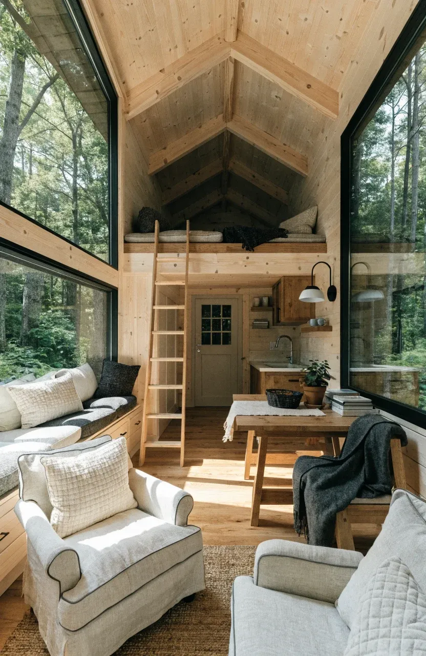 Building and Living in a Small Scale Cabin - BambRise