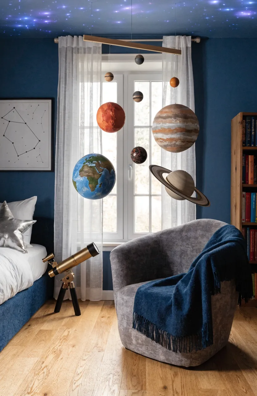 10 Practical Elements for a Cohesive Astronaut Bedroom - BambRise