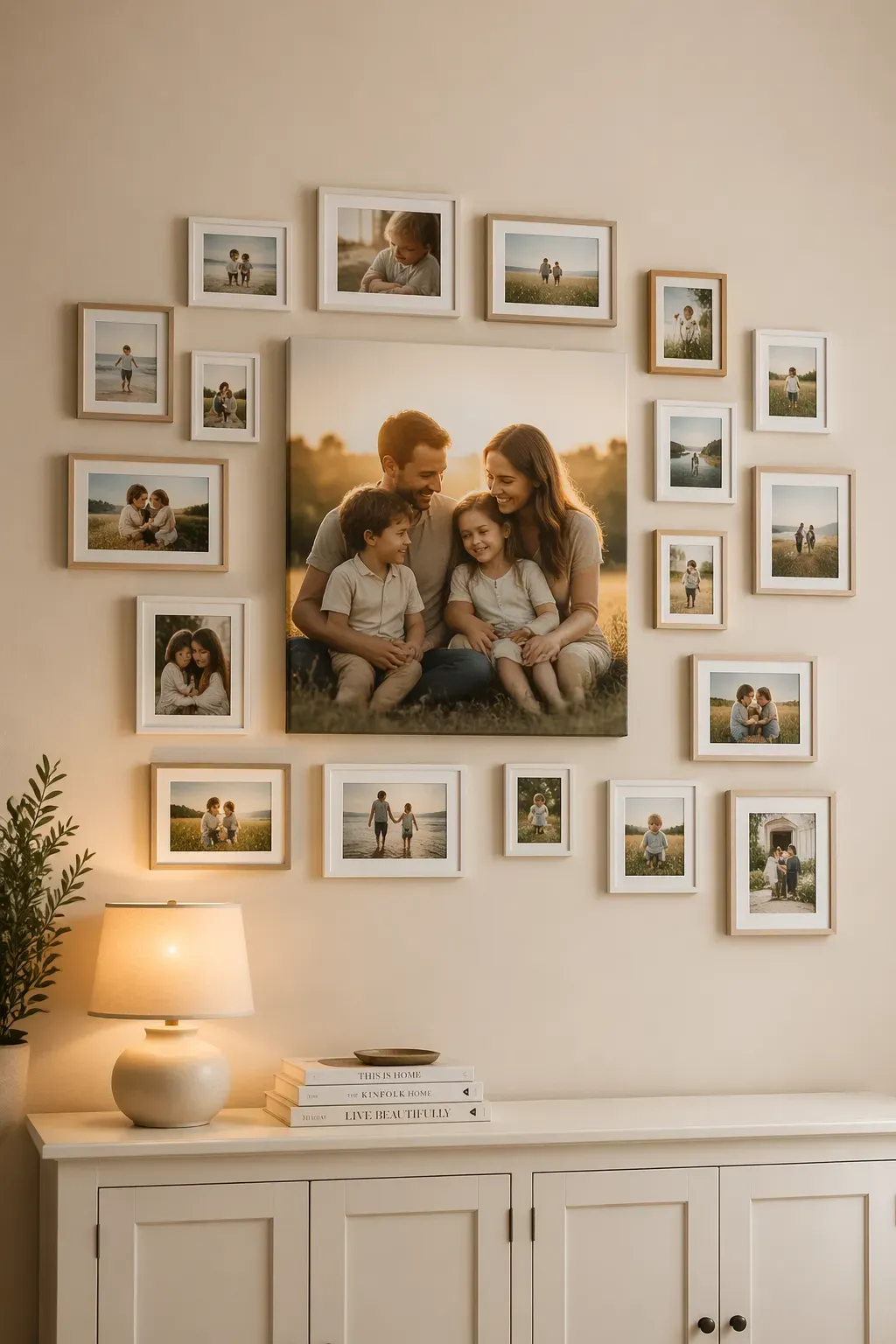30 Family Collage Wall Ideas for Your Home - BambRise