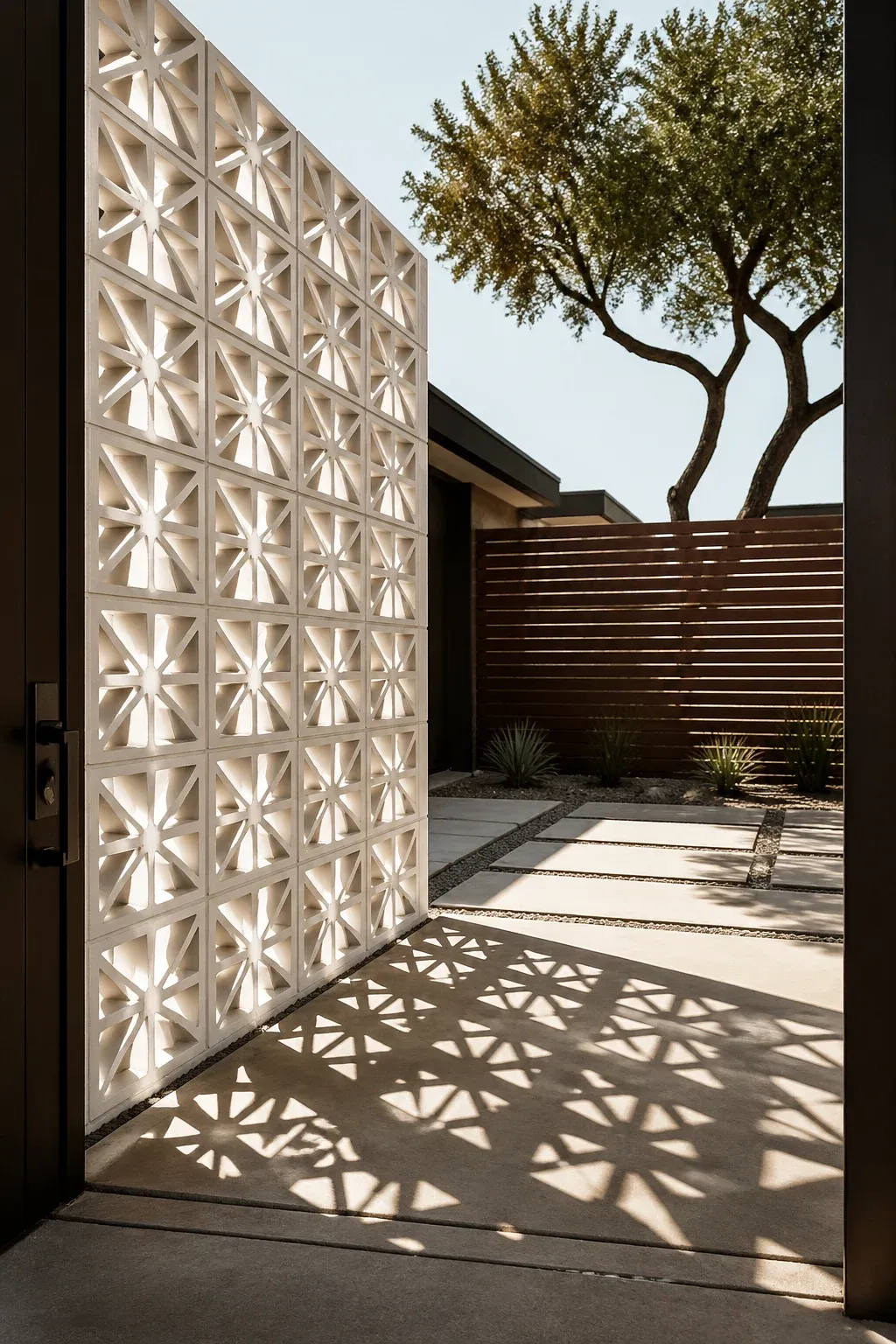 Creating a Mid-Century Modern Front Yard with Clean Lines and ...