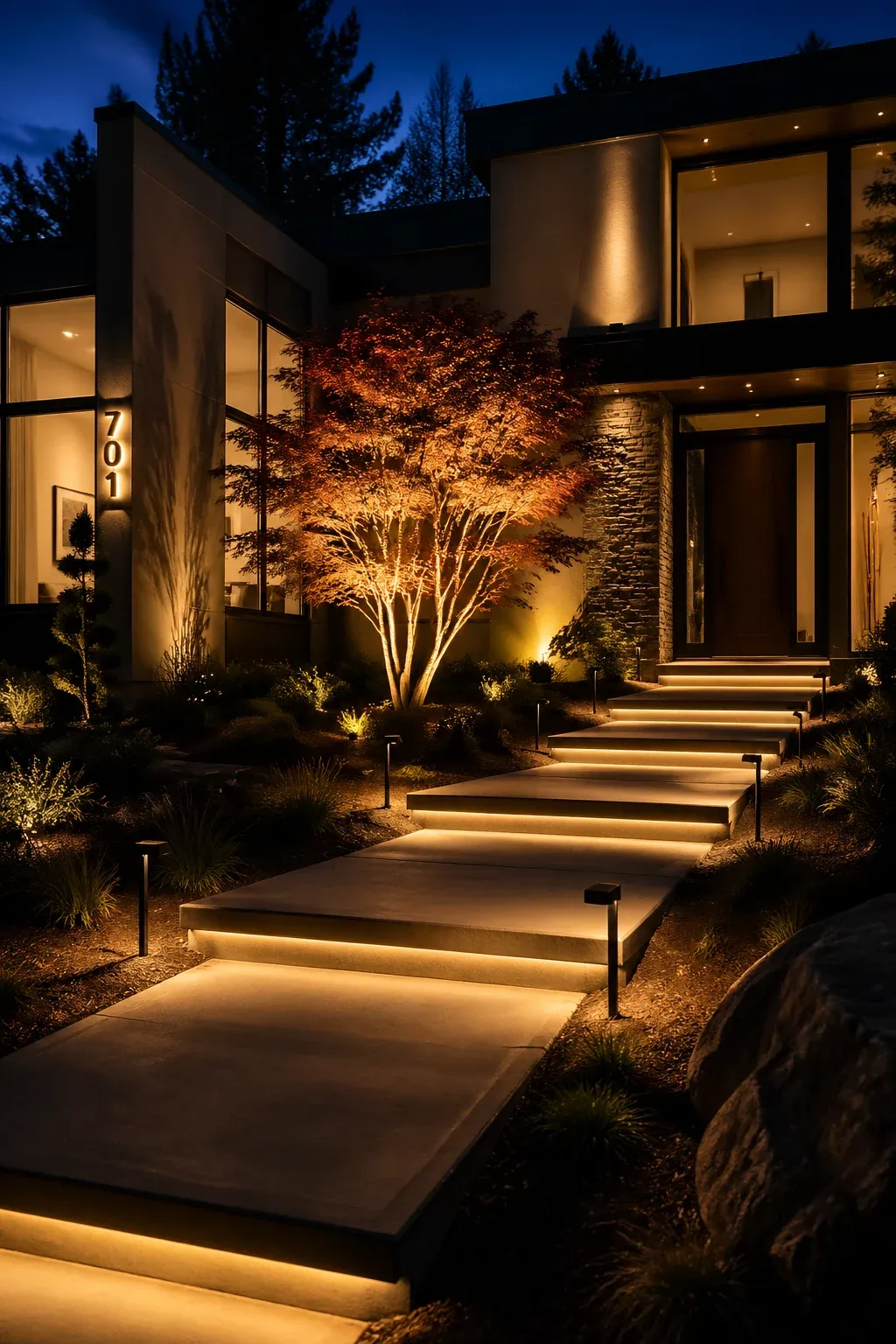 Modern Front Yard Landscaping for Contemporary and Farmhouse Homes ...
