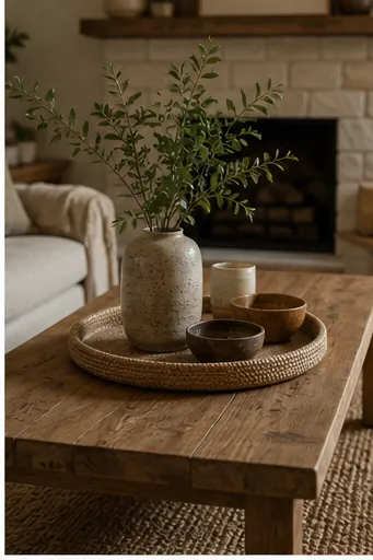 Cozy Natural Living Room Ideas for Everyday Family Life - choose textures that can handle real use