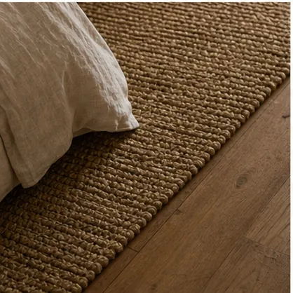 How to Create a Relaxing Bedroom With Earthy Materials - keep surfaces calm but useful