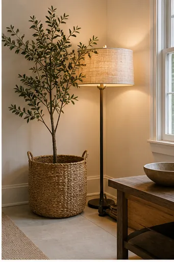 Warm Natural Decor Ideas for Homes That Feel Too Cold - add warmth low in the room