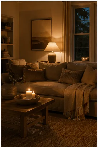Warm Natural Decor Ideas for Homes That Feel Too Cold - repeat one deeper accent