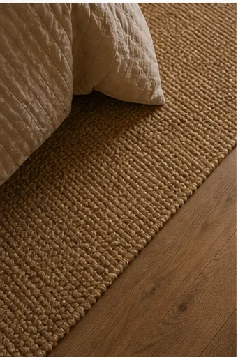 How to Make a Beige Bedroom Look Warm Instead of Plain - style the nightstand with restraint