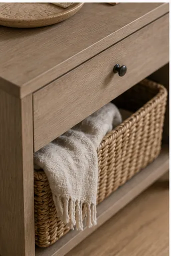Beige Nightstand Decor Ideas for a Soft Bedroom Look - use a wall shelf when the table is tiny
