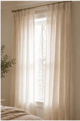 Beige Bedroom Ideas With Gold and White Accents - add wood so the room does not feel formal