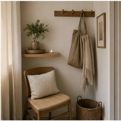 How to Make a Small Bedroom Feel Calm Instead of Cramped - keep color quiet but warm