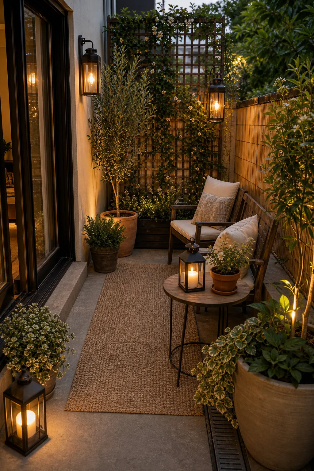 Patio Styling Ideas With Lanterns, Plants & Textures - BambRise