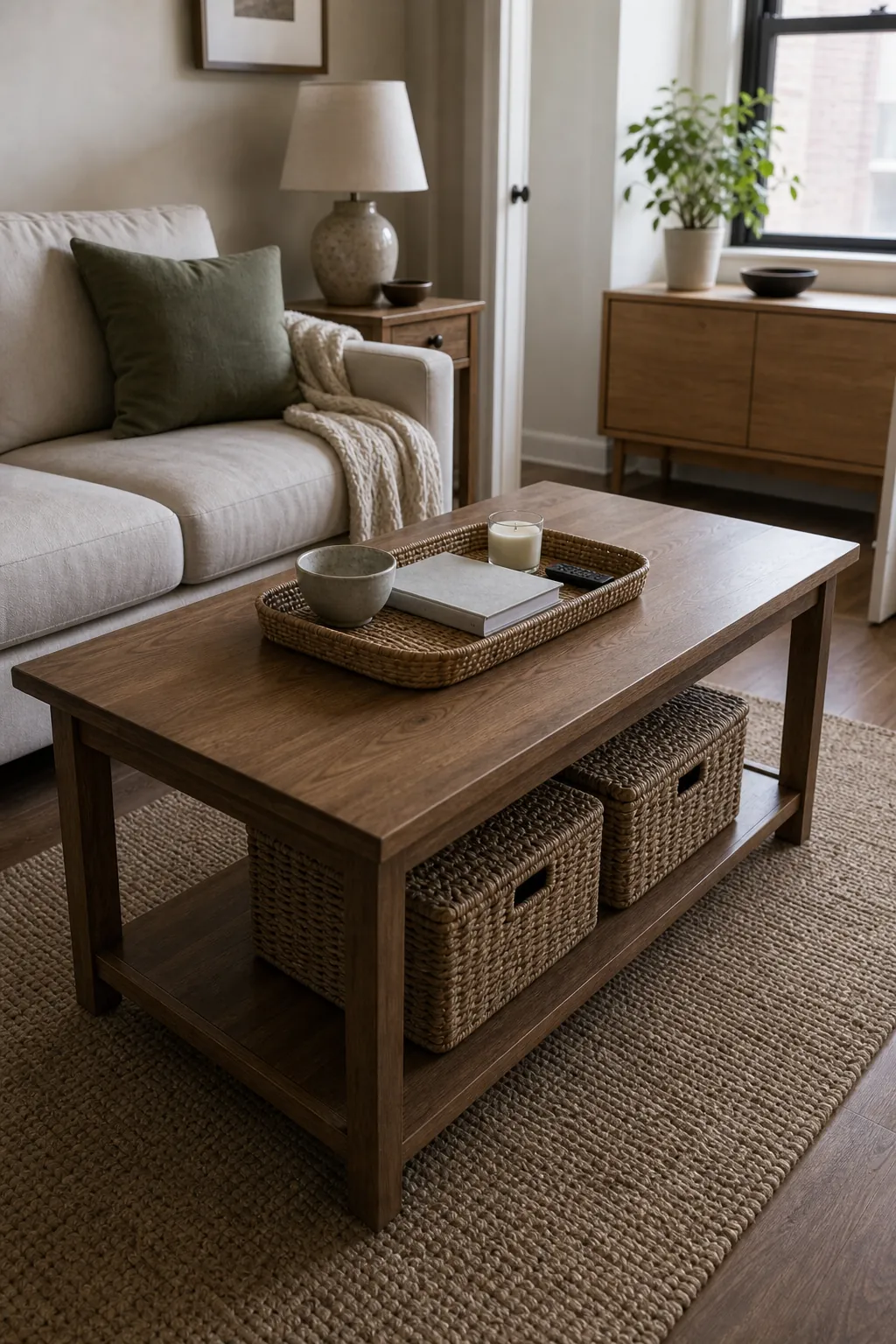 How to Hide Clutter in a Small Living Room - BambRise