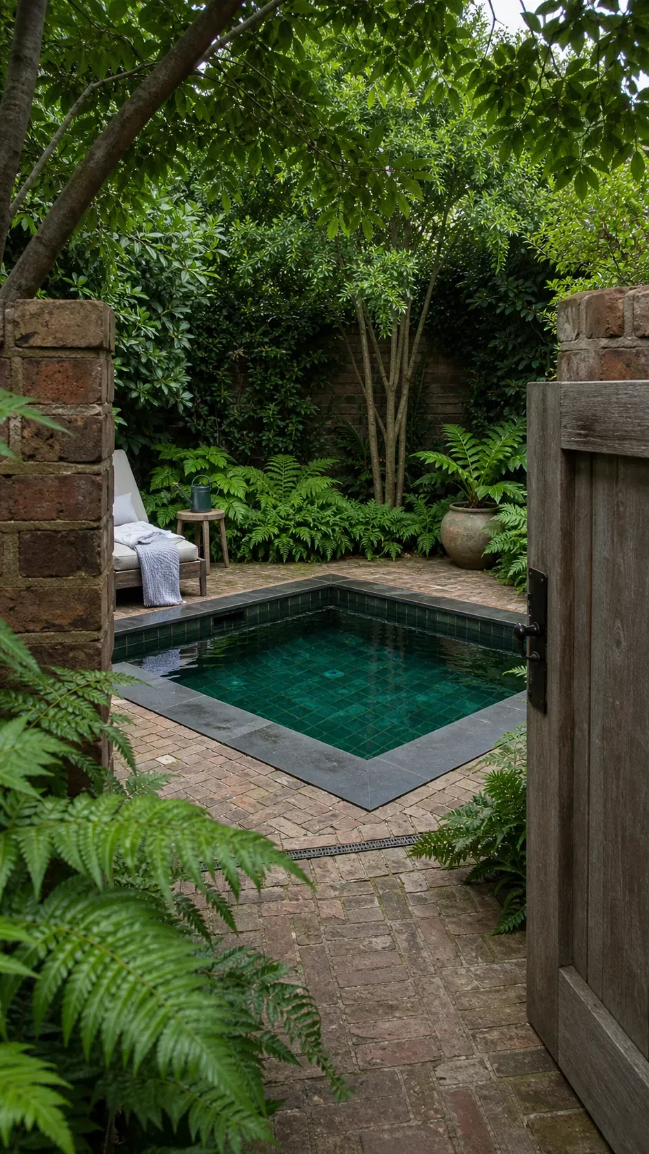 let a plunge pool become the garden focal point garden pool design with practical backyard landscaping