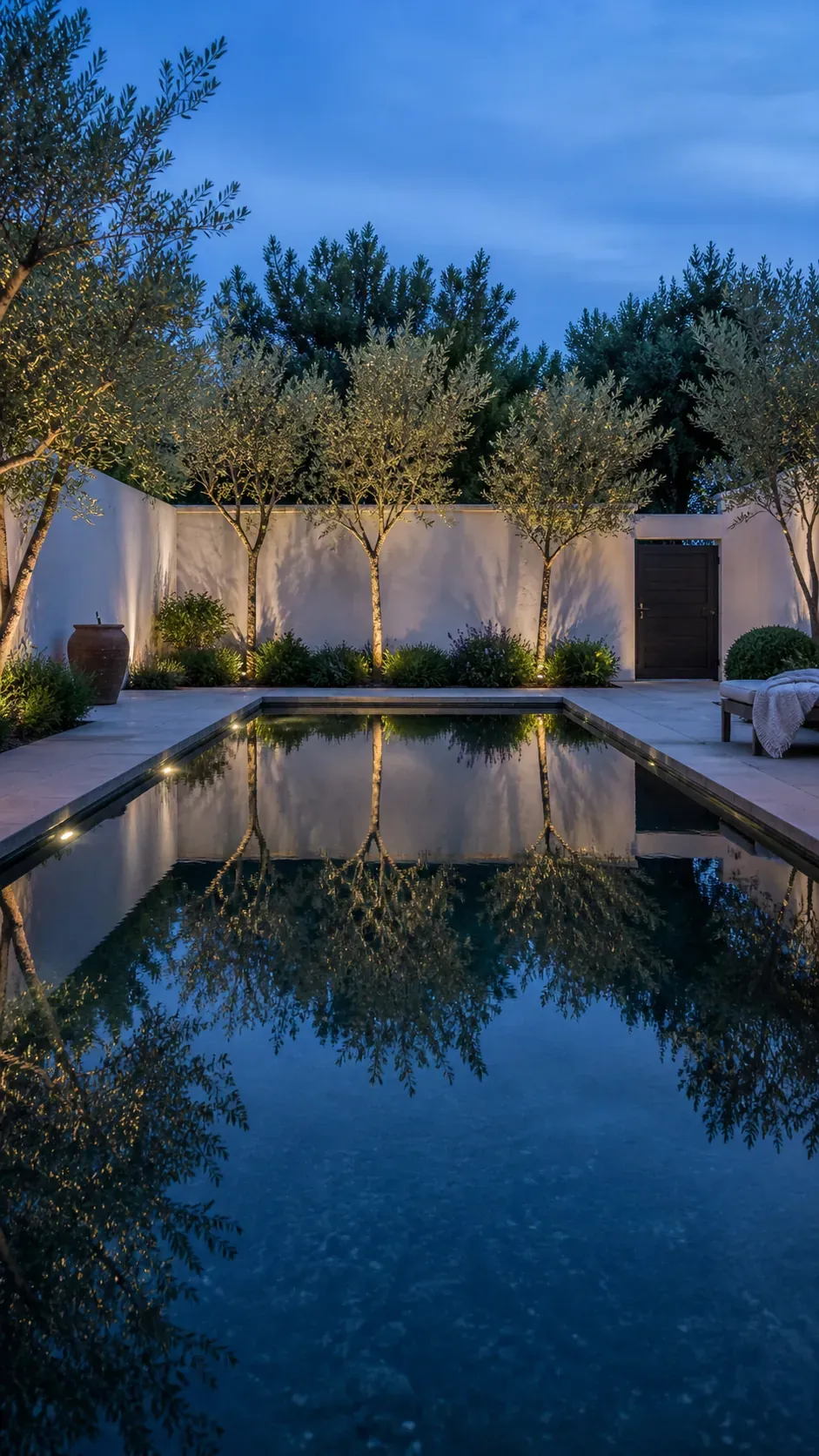turn the pool into a reflecting garden garden pool design with practical backyard landscaping