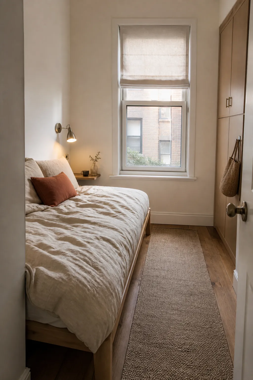 Extremely small bedroom ideas with a cozy space-saving layout