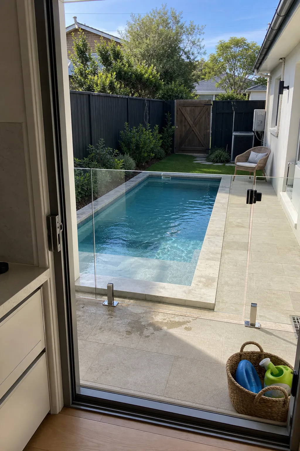 Open Sightlines for Family Safety for a compact backyard