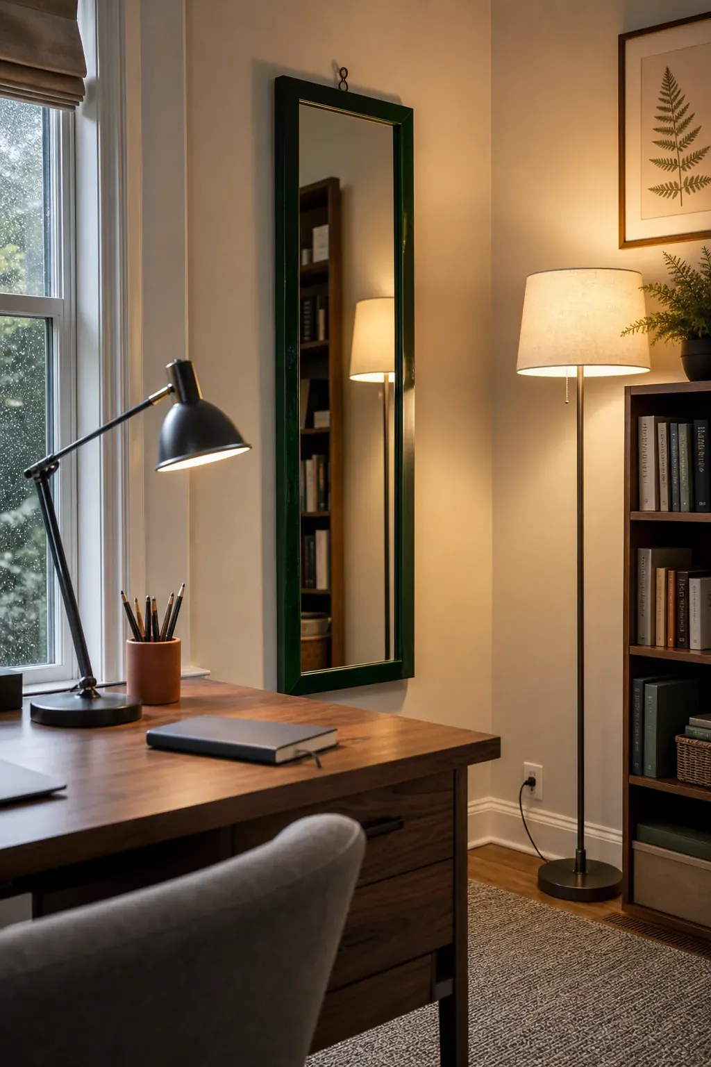 Keep Color Temperature Consistent with lamps and mirrors in one room