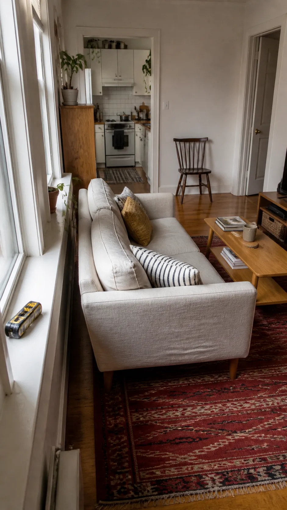rearrange before you buy in a small apartment on a budget