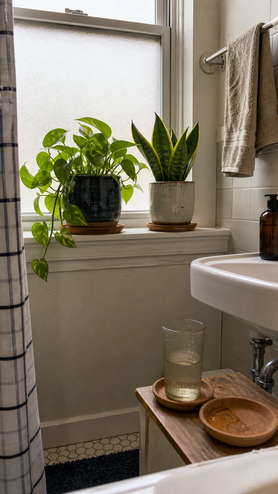 use plants you can keep alive in a small apartment on a budget