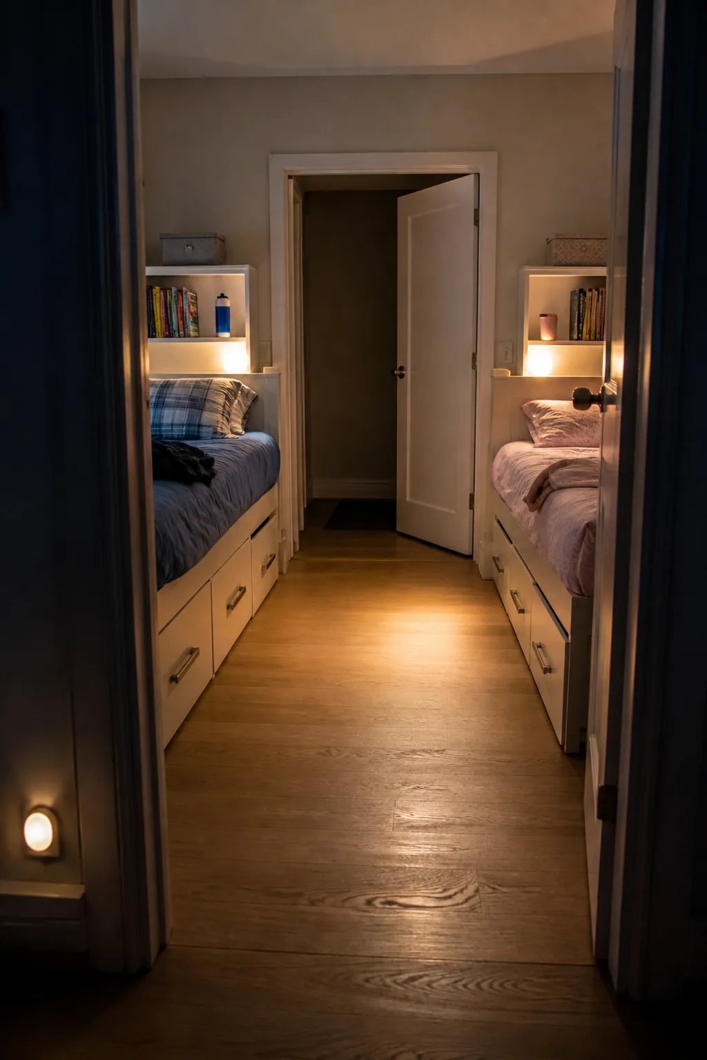 Keep a Clear Emergency Path in a small shared children bedroom