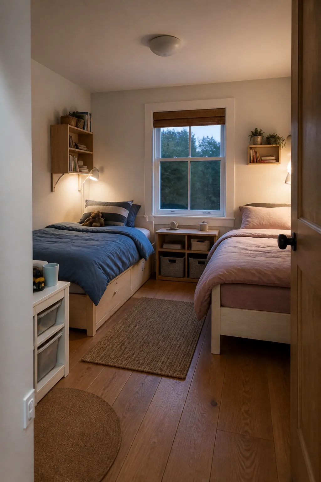 Recheck the Room as Routines Change in a small shared children bedroom