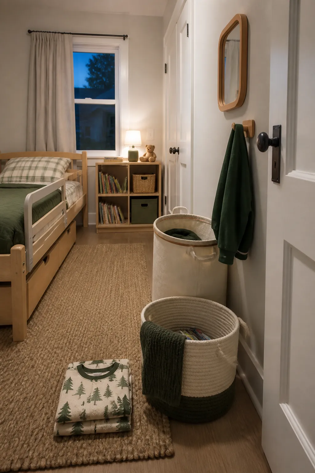 Finish With a Five-Minute Reset Zone in a practical small child bedroom