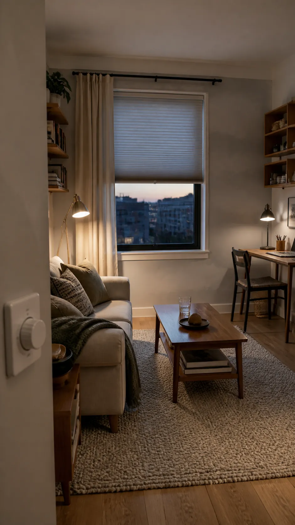 Tune the Room for Day and Evening in a calm compact home