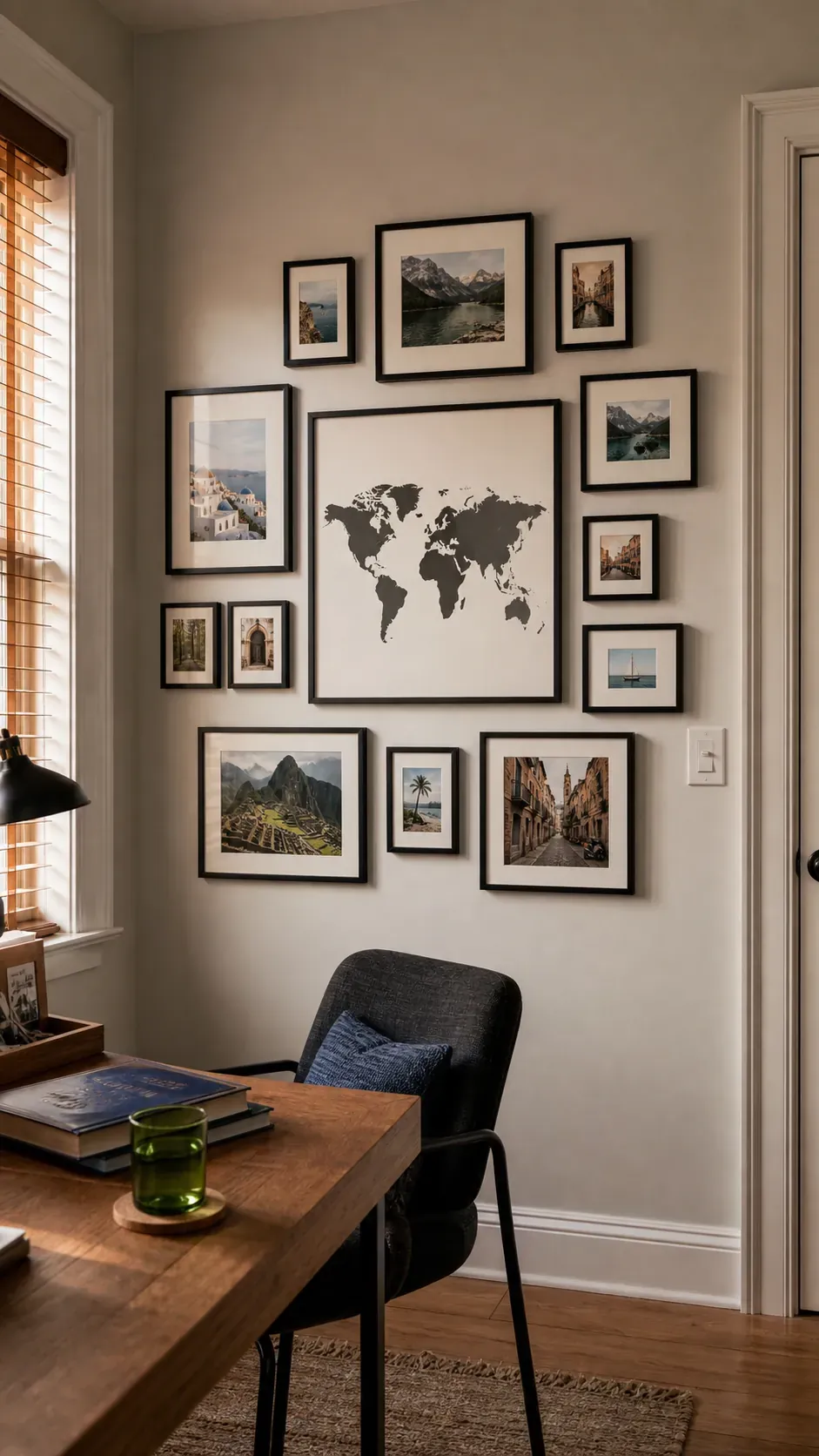 Travel Memory Map Wall photo frame wall arrangement