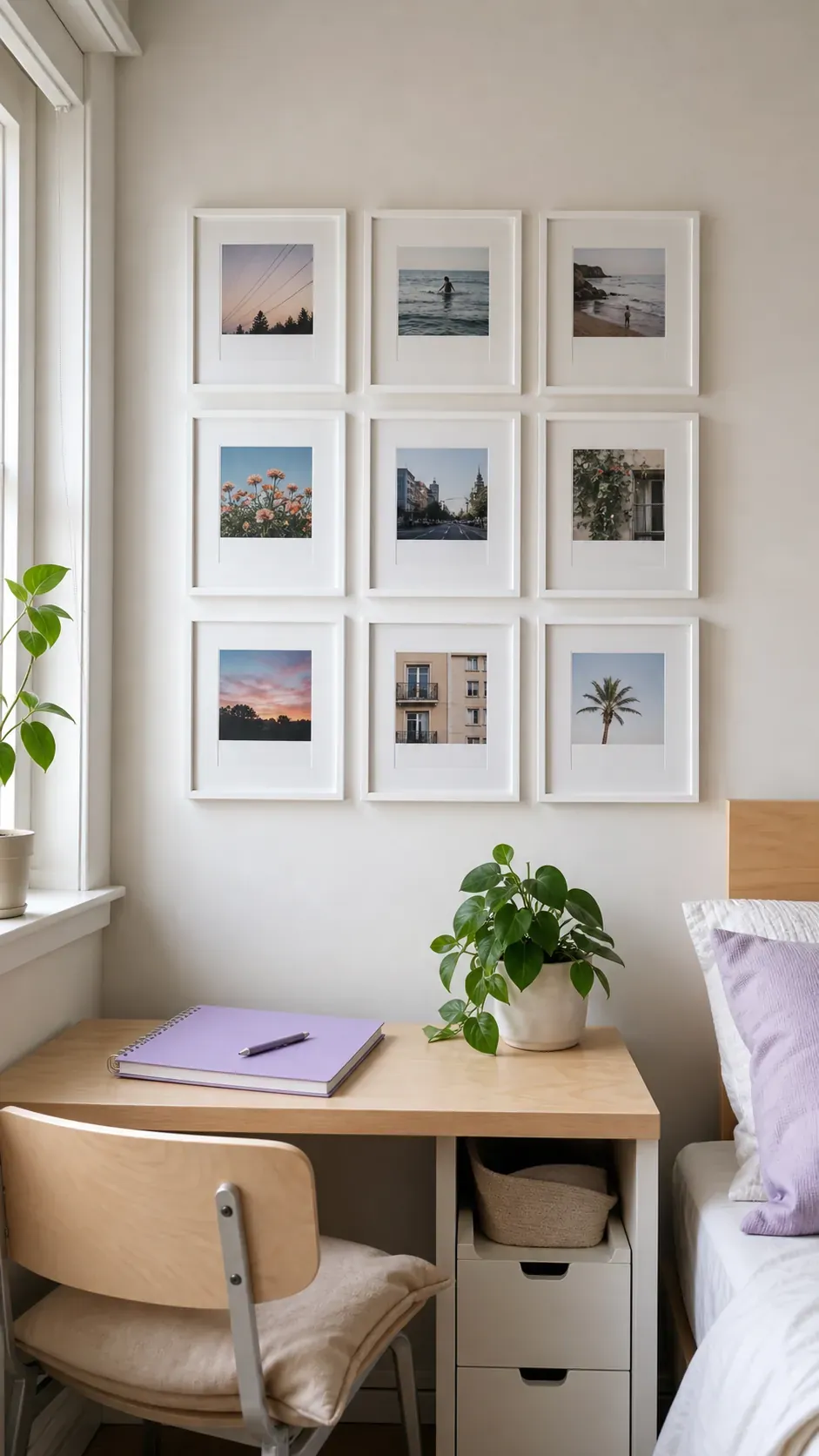 Polaroid Style Frame Rhythm photo frame wall arrangement