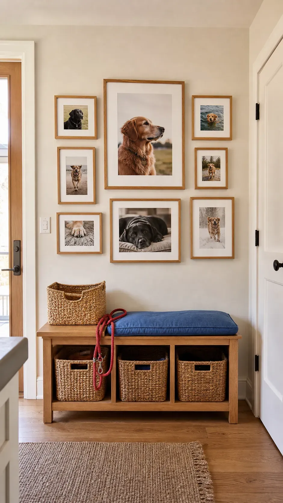 Pet Portrait Feature photo frame wall arrangement