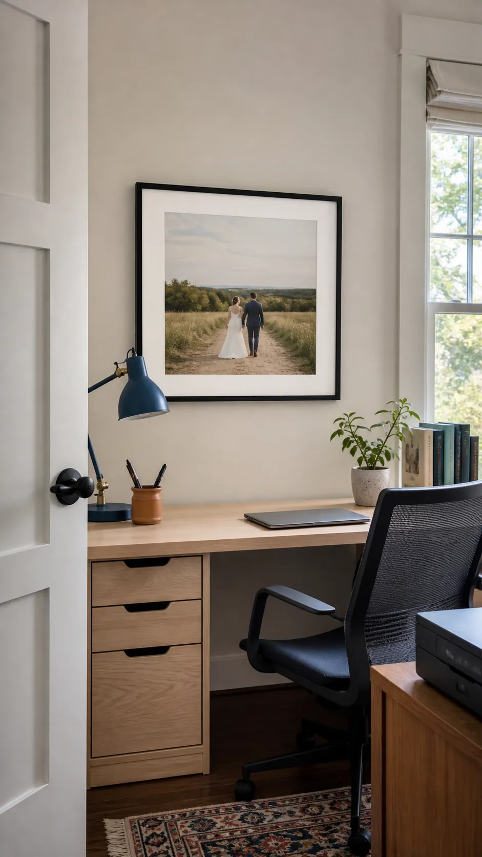 Home Office Quiet Wedding Print wedding photo wall display