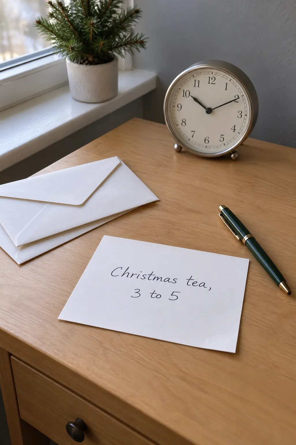 Give the invitation a clear start and finish