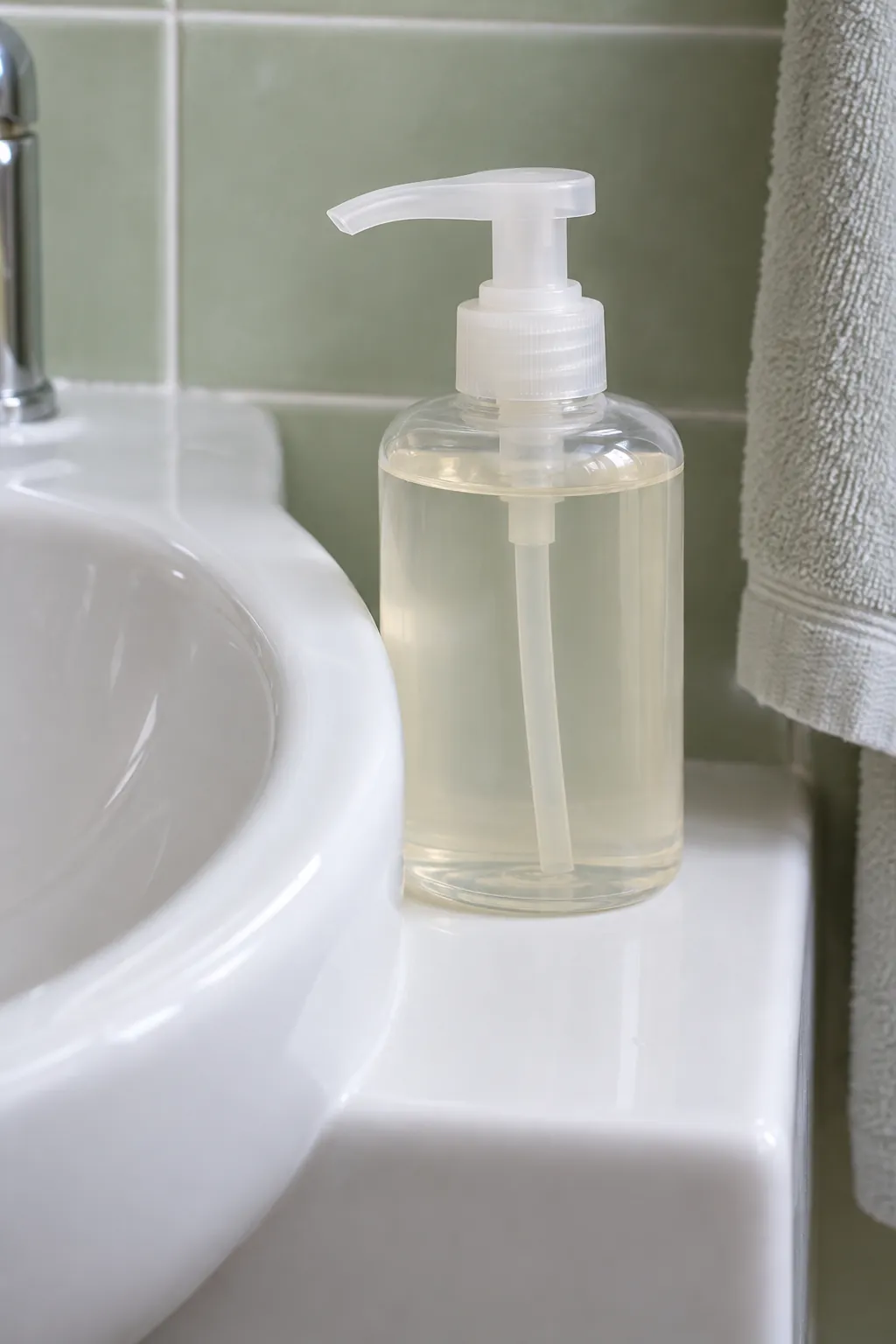 Refill the hand soap and test the pump