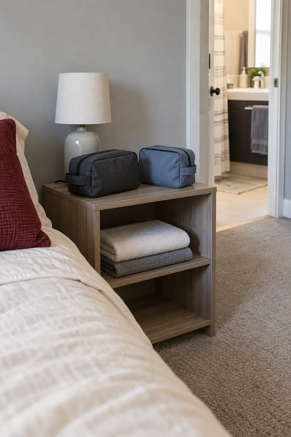 Agree on showers with overnight guests