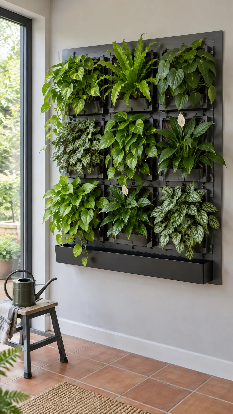 A Small Modular Living Wall