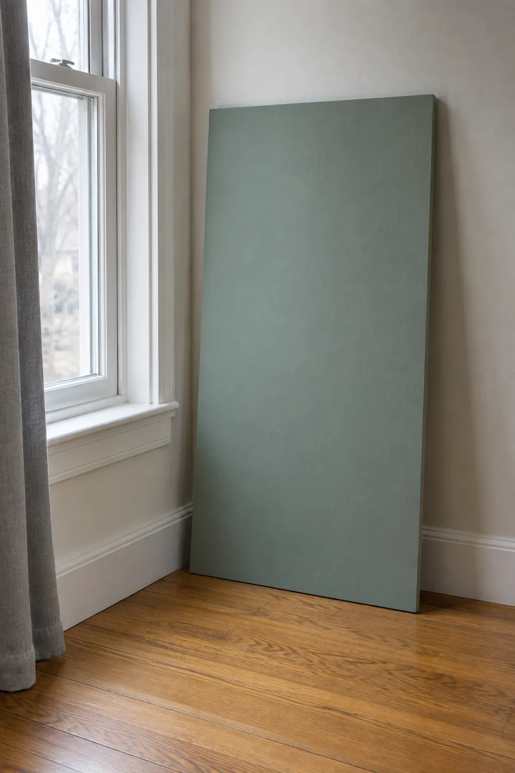 Jade paint sample window