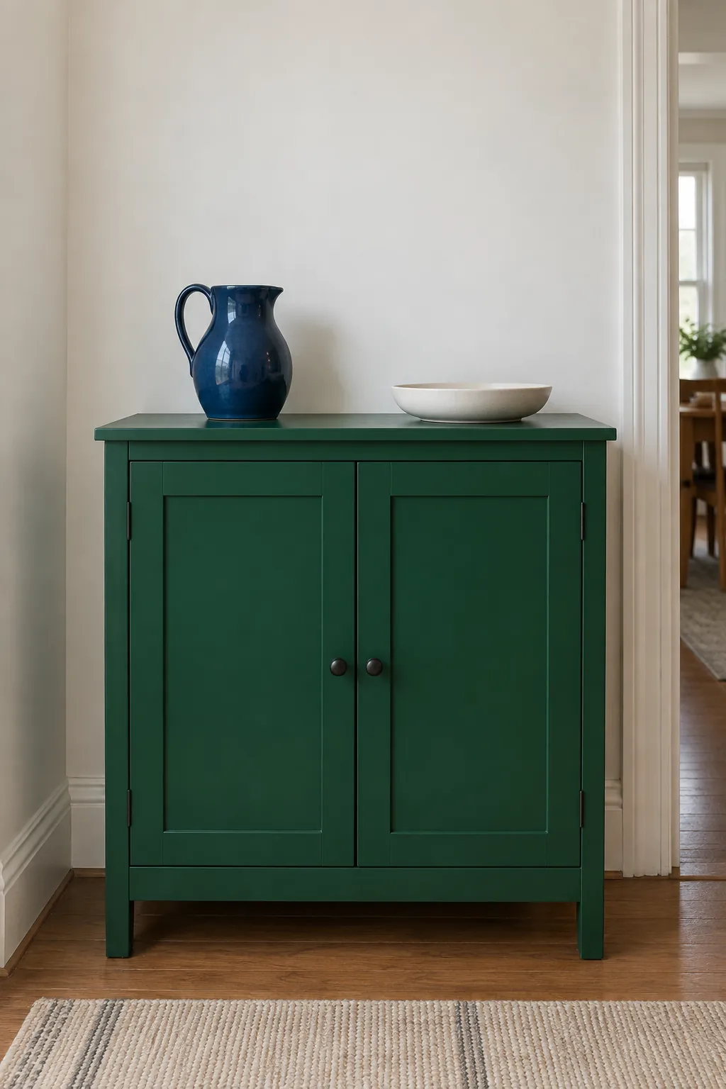 Emerald ink chalk cabinet